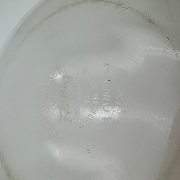 Anchor Hocking Fire King Baking Dish #436 1 Qt Blue Cornflower - Picture 3 of 5